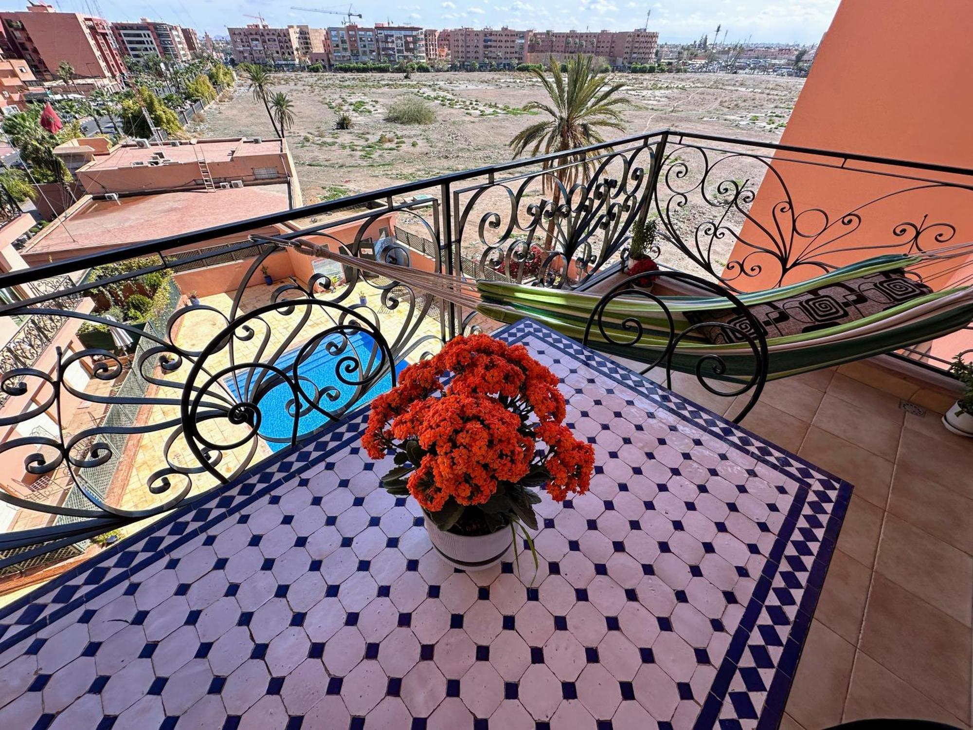 マラケシュMajorelle House Vicino Ai Giardini Vista Splendidaアパートメント エクステリア 写真
